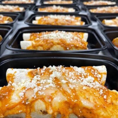 Pulled Chicken Enchiladas