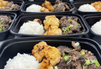 Asian Flank Steak with Maple Sriracha Cauliflower