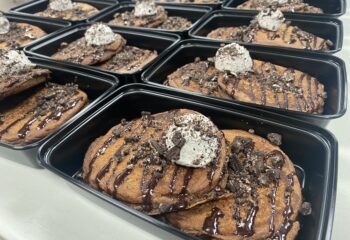 Cookies and Cream Protein Pancakes
