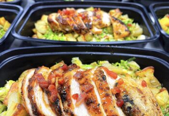 Maple Dijon Chicken with Warm Harvest Salad