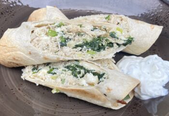 Greek Spanakopita Taquitos
