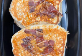 Maple Bacon Protein Pancakes