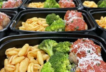 Mozzarella Stuffed Turkey Meatballs