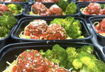Spaghetti and Beef Meatballs