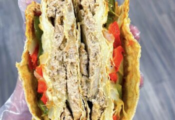 Turkey Philly Cheesesteak Sandwich Pocket