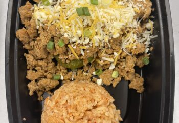 Turkeyrizo and Rice Stuffed Pepper