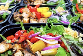 Crispy Wonton Teriyaki Chicken Salad