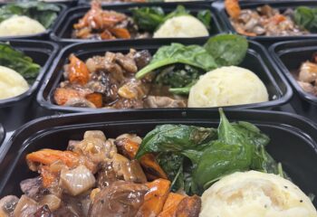 Flank Steak with Mushroom Bourguignon