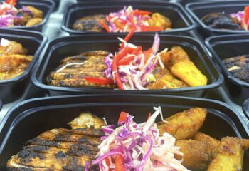 Jerk Chicken with Baked Sweet Plantains