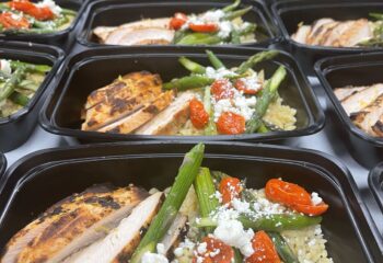 Lemon Feta Chicken Orzo