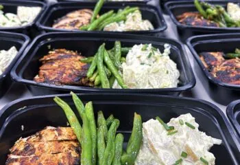 Lemon Herb Chicken with Chive Potato Salad