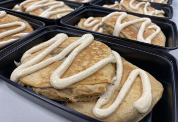 Peanut Butter Banana Protein Pancakes