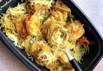 Shrimp Singapore Street Noodle Stir Fry
