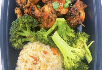 Teriyaki Chicken with Pickled Ginger Fried Rice