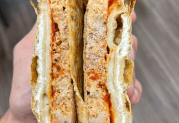 Turkey Meatball Parm Sandwich Pocket