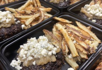 Naked Gorgonzola Beef Burger